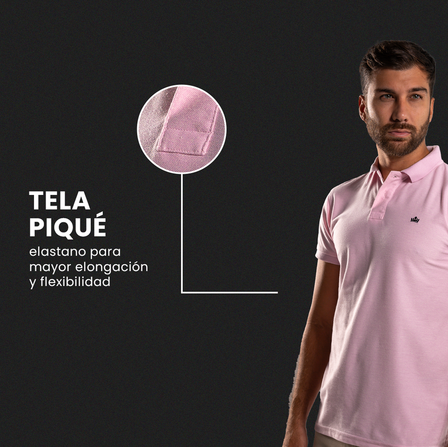 CAMISETA TIPO POLO VARON'S Ref. ESSENTIALS