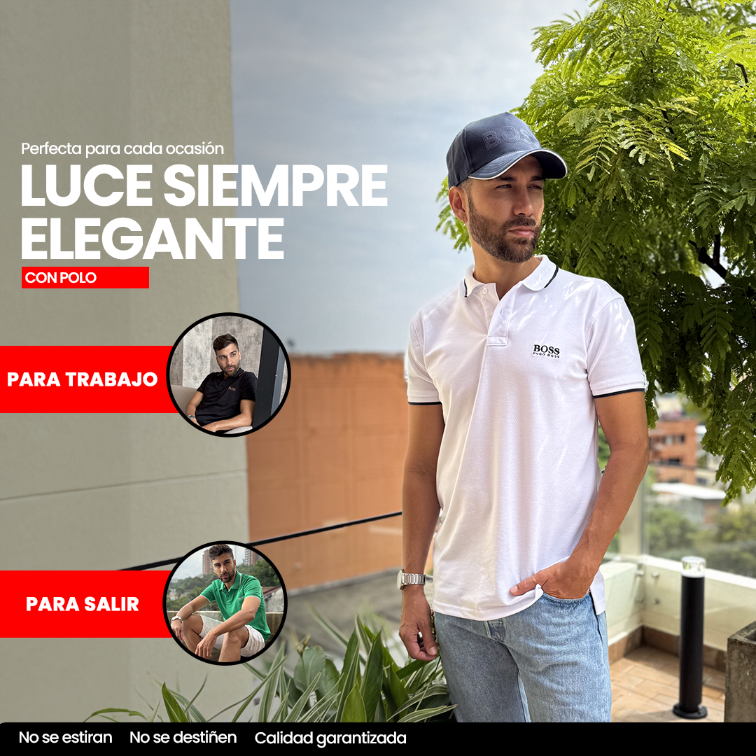 CAMISETA TIPO POLO HUGO B. COMBINADA Ed. LIMITADA