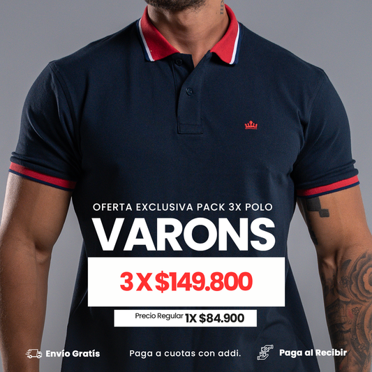CAMISETA TIPO POLO VARON´S Ref. ELEVATE