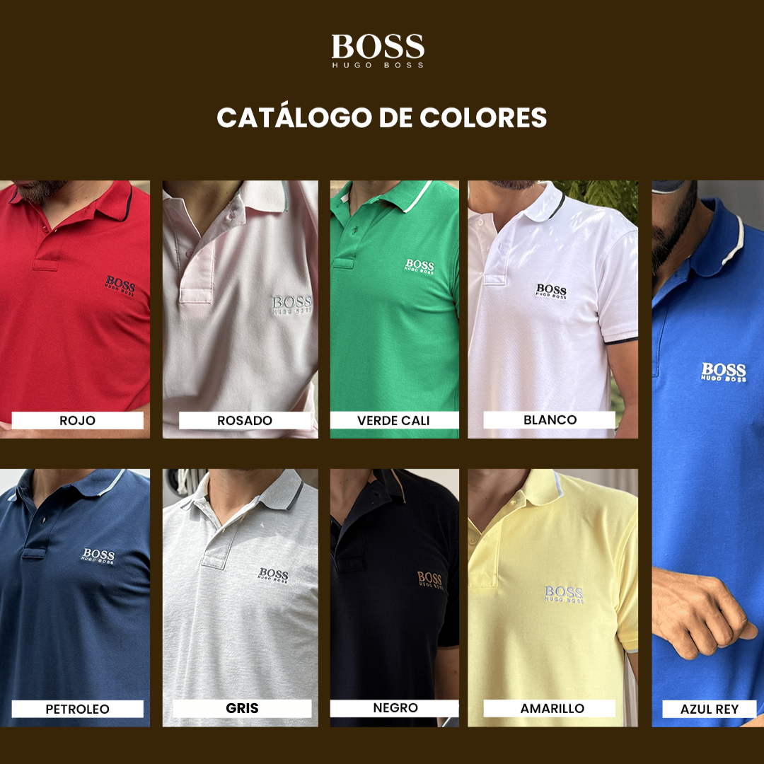 CAMISETA TIPO POLO HUGO B. COMBINADA Ed. LIMITADA
