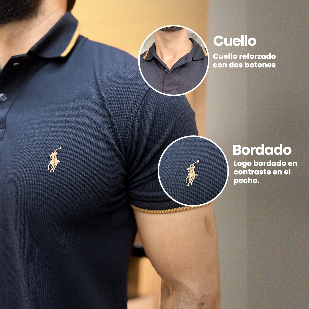 CAMISETA TIPO POLO COMBINADA Ed. LIMITADA