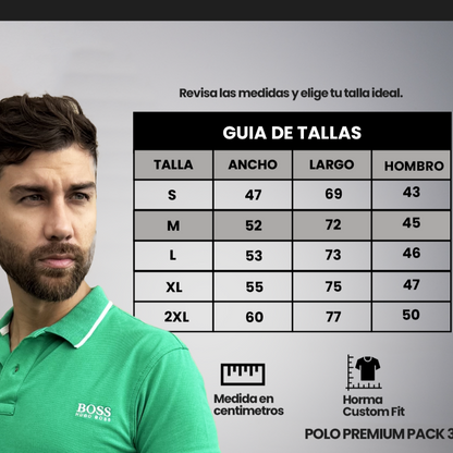 CAMISETA TIPO POLO HB PREMIUM | PACK OFERTA
