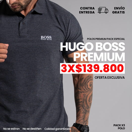 CAMISETA POLO HB PACK x3