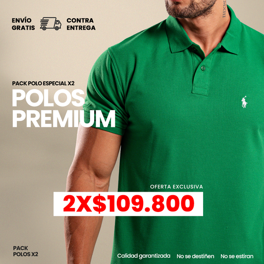 CAMISETA POLO PL PACK x2