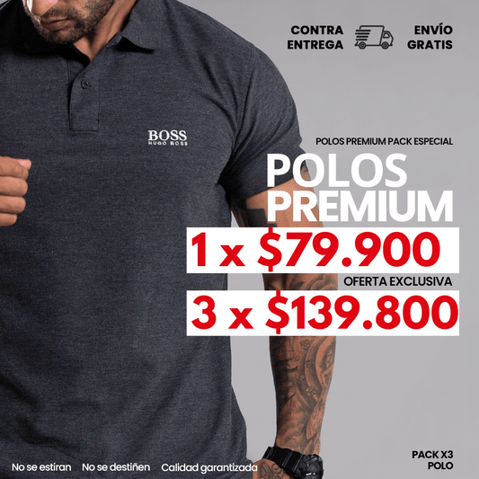 CAMISETA TIPO POLO HB PREMIUM | PACK OFERTA