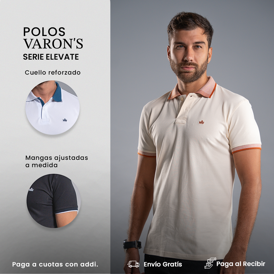 CAMISETA TIPO POLO VARON´S Ref. ELEVATE