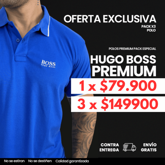 CAMISETA TIPO POLO HUGO B. COMBINADA Ed. LIMITADA